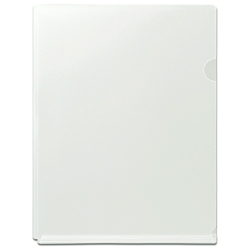 プラス PLUS クリアホルダー A4 たっぷり入るマチ付 10枚 FL-183HO 88-149 1袋(ご注文単位1袋)【直送品】