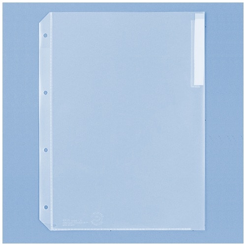 プラス PLUS クリアホルダー 4穴 見出し付 FL154HO A4 88-154 1枚（ご注文単位1枚）【直送品】