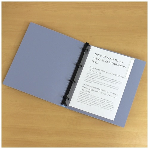 プラス PLUS クリアホルダー 4穴 見出し付 FL154HO A4 88-154 1枚（ご注文単位1枚）【直送品】