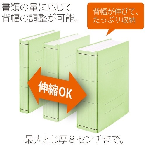 プラス PLUS フラットファイル セノバスエコノミー 樹脂とじ具 A4S グリーン 88-306 1冊(ご注文単位1冊)【直送品】