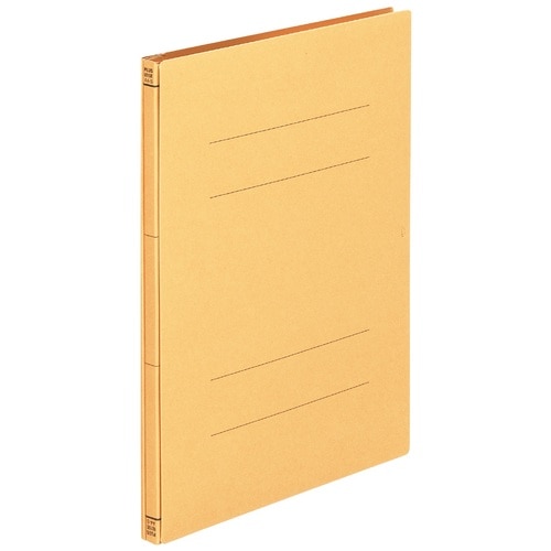 プラス PLUS フラットファイル セノバスエコノミー 樹脂とじ具 A4S イエロー 88-307 1冊（ご注文単位1冊）【直送品】
