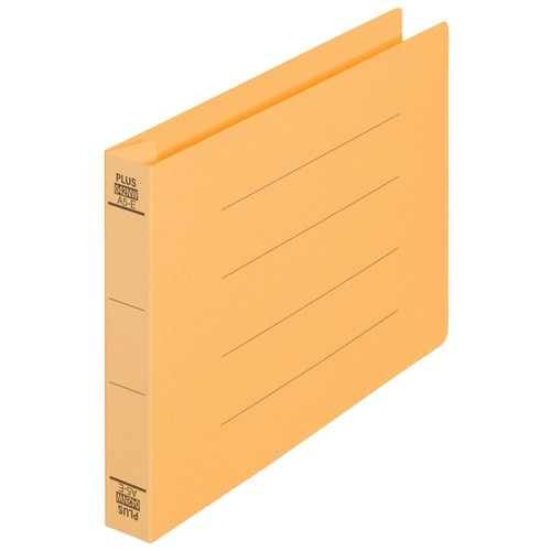 プラス PLUS フラットファイル 厚とじ A5-E 300枚とじ イエロー 88-397 1袋（ご注文単位1袋）【直送品】