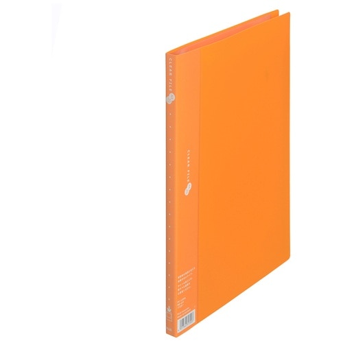 プラス PLUS クリアファイル スーパーエコノミー A4-S 20ポケット イエロー 88-424 1冊(ご注文単位1冊)【直送品】