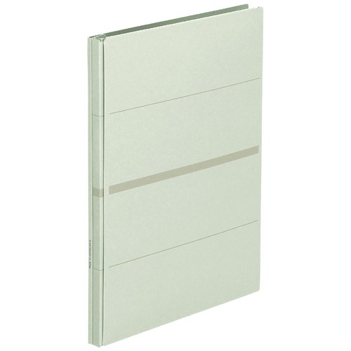 プラス PLUS フラットファイル A4縦 2穴 背幅伸縮セノバス FL-021SS 88-617 グレー 1冊（ご注文単位1冊）【直送品】