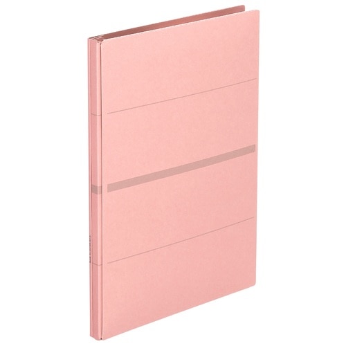 プラス PLUS フラットファイル A4縦 2穴 背幅伸縮セノバス FL-021SS 88-620 ピンク 1冊（ご注文単位1冊）【直送品】