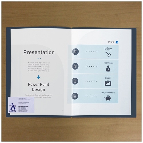 プラス PLUS 2WAYホルダー(A3、A4サイズ対応)FL-116CH ブルー 88-741 1冊（ご注文単位1冊）【直送品】