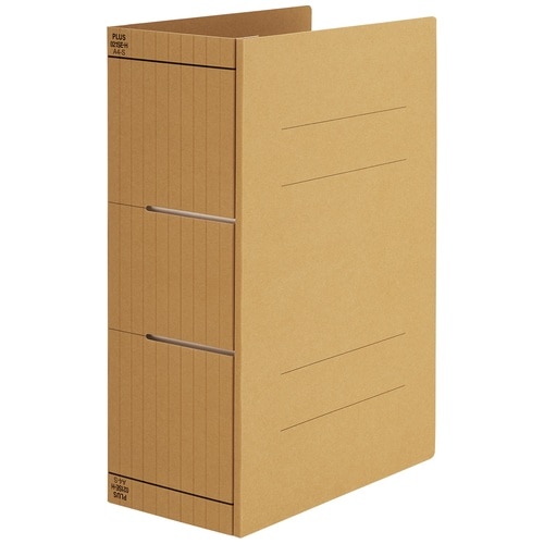 プラス PLUS フラットファイル 厚とじ 1000 A4 クラフト 10冊パック 88-960 1袋(ご注文単位1袋)【直送品】