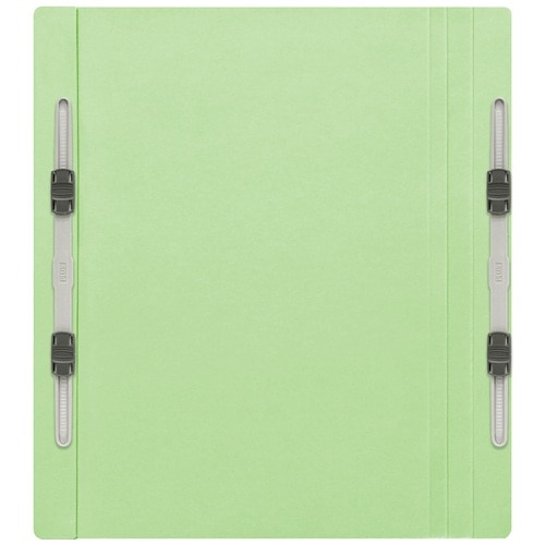 プラス PLUS フラットファイル ダブルとじ具 A4-S 180枚とじ グリーン 89-156 1袋(ご注文単位1袋)【直送品】