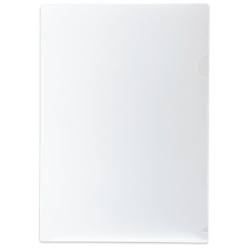 >プラス PLUS クリアホルダー 高透明 0.2mm(角R) 10枚 FL-188HO 89-178 1袋(ご注文単位1袋)【直送品】