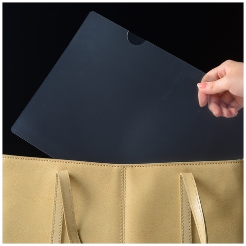 プラス PLUS クリアホルダー 高透明 0.2mm(角R) 10枚 FL-188HO 89-178 1袋(ご注文単位1袋)【直送品】