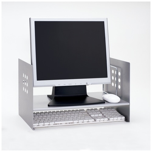 プラス PLUS 机上台 ブックスタンド H型 間口45cm シルバー 89-273 1台(ご注文単位1台)【直送品】