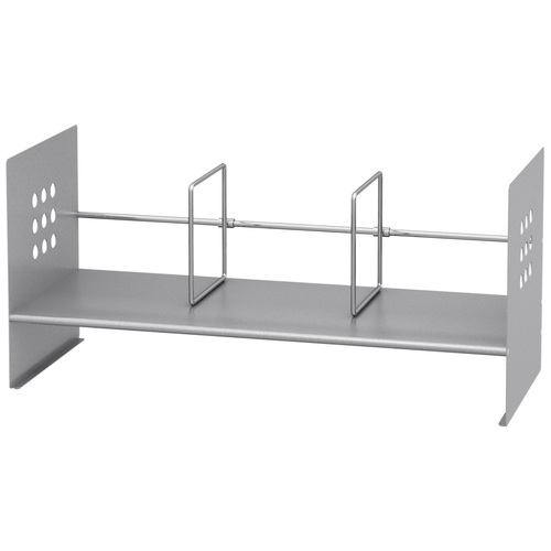 >プラス PLUS 机上台 ブックスタンド H型 間口60cm シルバー 89-275 1台(ご注文単位1台)【直送品】