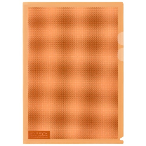 プラス PLUS カモフラージュホルダー A4 5枚パック FL-127CH-5P オレンジ 89-424 1セット（ご注文単位1セット）【直送品】