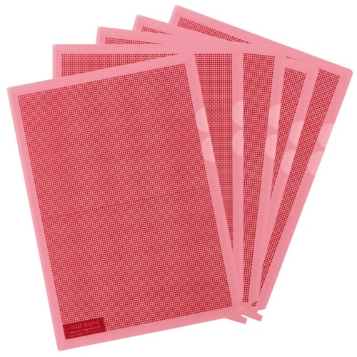 プラス PLUS カモフラージュホルダー A4 5枚パック FL-127CH-5P ピンク 89-425 1セット(ご注文単位1セット)【直送品】