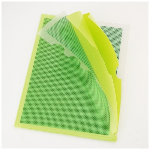 プラス PLUS カモフラージュ 仕切り付ホルダー・3ポケットA4 FL-131CH グリーン 89-582 1冊(ご注文単位1冊)【直送品】