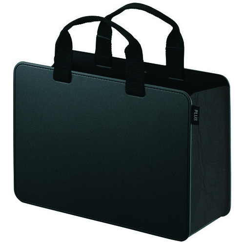 プラス PLUS モバイルバッグFL-102MBワイドBK 1個(ご注文単位1個)【直送品】