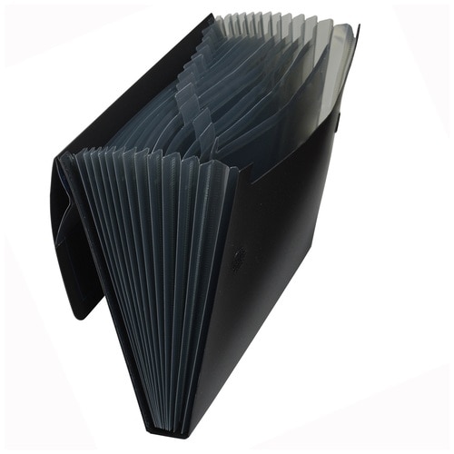 プラス PLUS ドキュメントファイル 再生PP A4 13ポケット 背幅35mm 92-126 ブルー 1冊(ご注文単位1冊)【直送品】