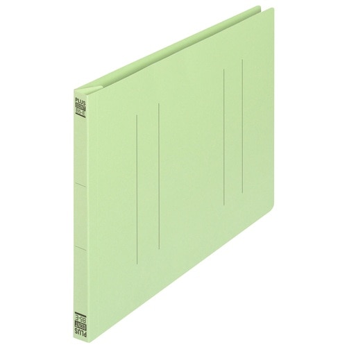 プラス PLUS フラットファイル縦罫B5E No.032NT R 10冊 グリーン 1袋(ご注文単位1袋)【直送品】