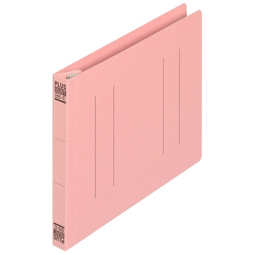 プラス PLUS フラットファイル縦罫B6E No.052NT PK 10冊 ピンク 1袋(ご注文単位1袋)【直送品】
