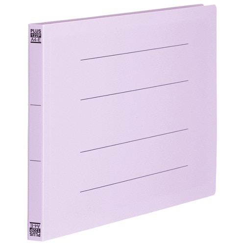 プラス PLUS PPフラットファイルA4E No.122P VL(98352)NO.122P VL バイオレット 1冊（ご注文単位1冊）【直送品】
