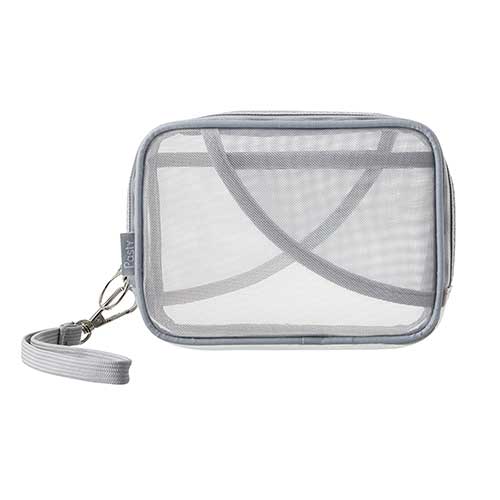 プラス PLUS Pasty ガジェットポーチ GY 1個(ご注文単位1個)【直送品】