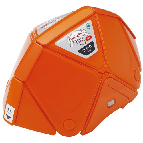 ミドリ安全 折りたたみヘルメット オレンジ TSC-10N 1個（ご注文単位1個）【直送品】