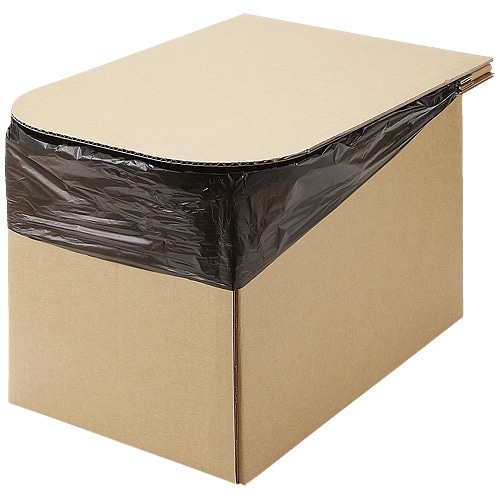 新日東 簡易組立式 ダンボールトイレ 1セット(ご注文単位1セット)【直送品】