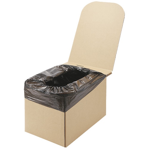 新日東 簡易組立式 ダンボールトイレ 1セット(ご注文単位1セット)【直送品】