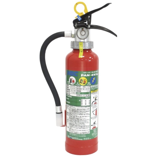 日本ドライケミカル ABC粉末消火器4型 PAN-4WXe 1本（ご注文単位1本）【直送品】