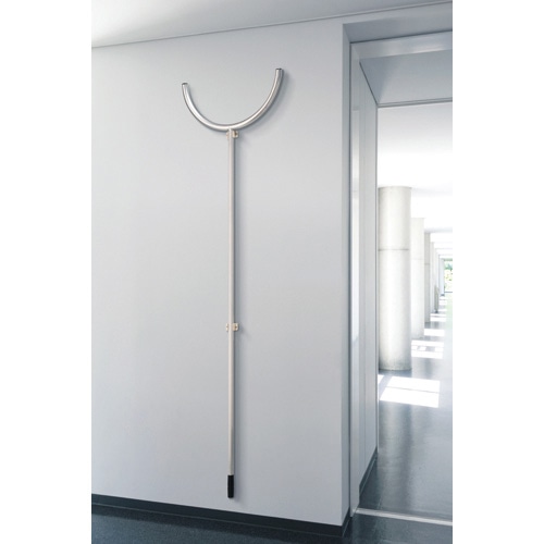 角利産業 さすまた こない手U型 壁付けフック付 1本(ご注文単位1本)【直送品】