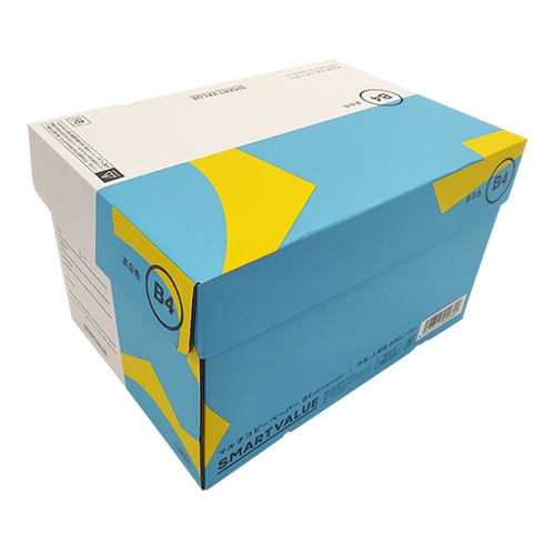 スマートバリュー コピーペーパー 高白色 B4 A037J 2500枚/箱（ご注文単位1箱）【直送品】