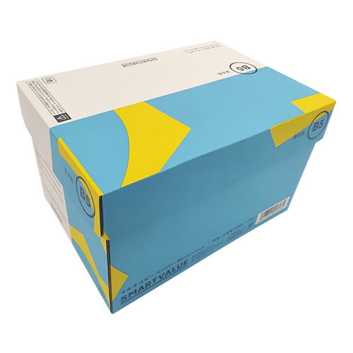 スマートバリュー コピーペーパー高白色 B5 5000枚 A039J 1箱(ご注文単位1箱)【直送品】