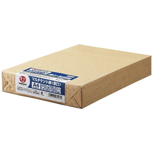 スマートバリュー マルチケント紙厚口 A4 200枚 A046J 1冊（ご注文単位1冊）【直送品】