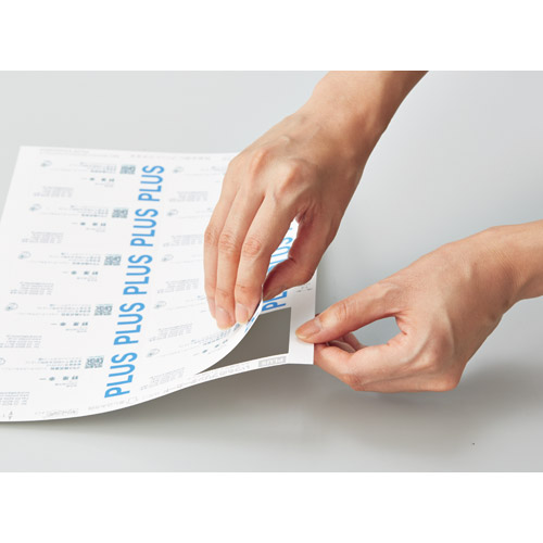 スマートバリュー 名刺用紙クリアカット特厚口 100枚 A071J 1冊（ご注文単位1冊）【直送品】