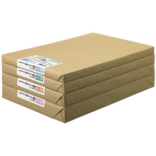 スマートバリュー マルチペーパー 厚口 A3 250枚 A154J 1冊(ご注文単位1冊)【直送品】