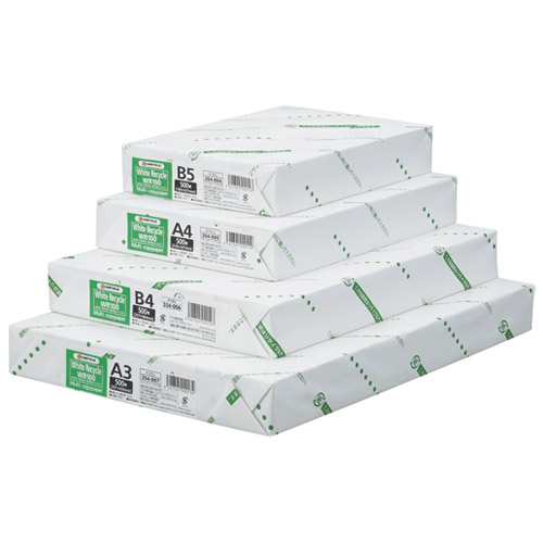 スマートバリュー コピーペーパーWR100 A4 冊A191J 500枚/冊（ご注文単位1冊）【直送品】