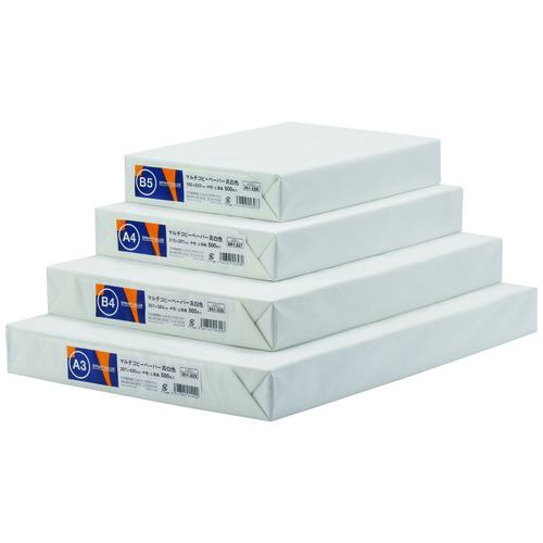 スマートバリュー コピーペーパー高白色 A3 1冊 A263J 500枚/冊（ご注文単位1冊）【直送品】