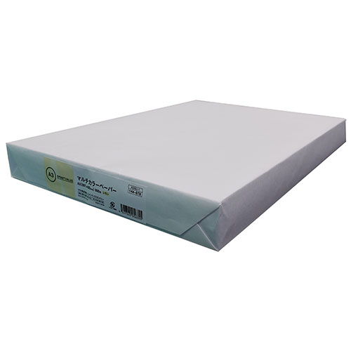 スマートバリュー カラーペーパー A3 レモン A266J-1 500枚/冊（ご注文単位1冊）【直送品】