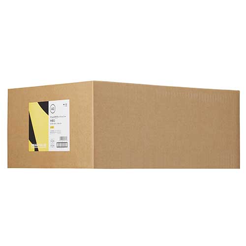 スマートバリュー カラーペーパー特厚 A3 レモン 1000枚 A285J-1 1箱（ご注文単位1箱）【直送品】