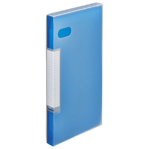 スマートバリュー CDファイル24枚収納 青 A410J-B 1冊（ご注文単位1冊）【直送品】