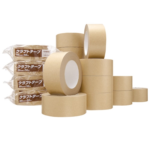 ジョインテックス クラフトテープ 50巻 B012J-50 1箱(ご注文単位1箱)【直送品】