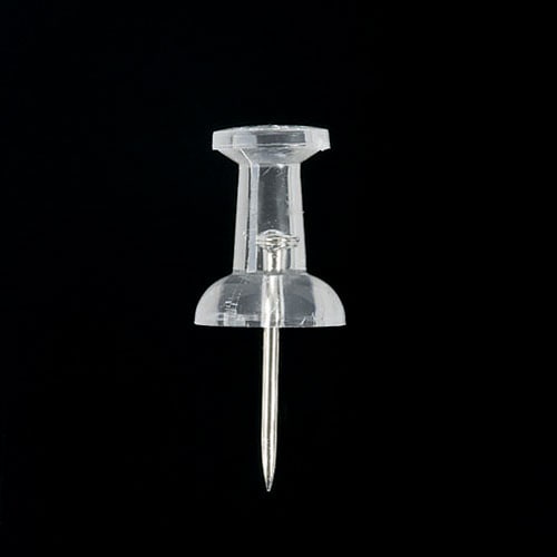 ジョインテックス プッシュピン クリア 100本入 B035J 1箱(ご注文単位1箱)【直送品】