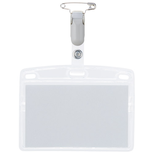 スマートバリュー タッグ名札 プラC名刺型横C 10枚 B065J 1パック（ご注文単位1パック）【直送品】