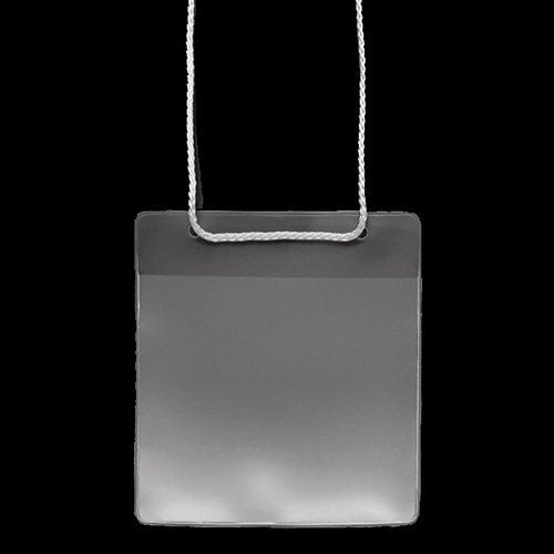 スマートバリュー イベント吊下げ名札 正方形 B235J-500 500枚/箱(ご注文単位1箱)【直送品】