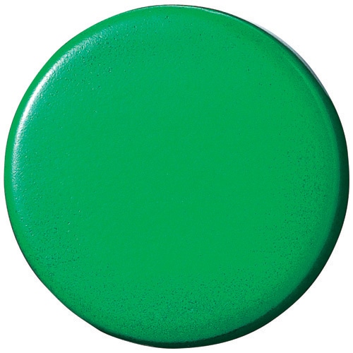 スマートバリュー 両面強力カラーマグネット 30mm 緑 B271J-G 1箱（ご注文単位1箱）【直送品】