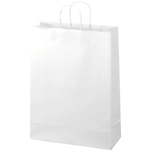 スマートバリュー 手提袋 丸紐 白 特大 300枚 B290J-W6 1箱（ご注文単位1箱）【直送品】