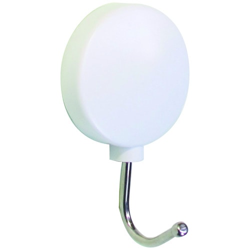 スマートバリュー マグネットフック ミニ 可動 白 B344J-W 1個(ご注文単位1個)【直送品】