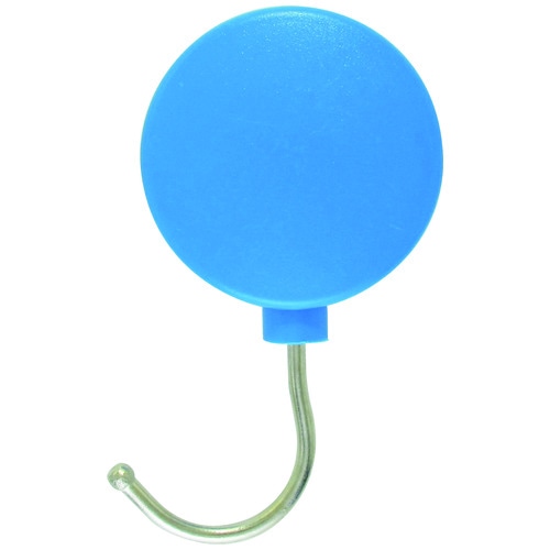 スマートバリュー マグネットフック ミニ 可動 3kg 青 5個 B345J-B5 1箱（ご注文単位1箱）【直送品】
