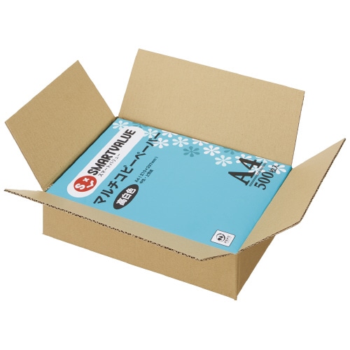 スマートバリュー ワンタッチ式ダンボール 60cmサイズ 20枚 1パック(ご注文単位1パック)【直送品】