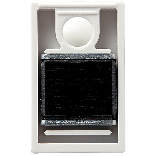 スマートバリュー マグネットクリップ プラタイプ 白 B511J-W 1個(ご注文単位1個)【直送品】